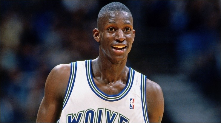 Rookie Kevin Garnett