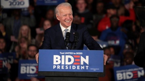 La risa de Joe Biden, el Presidente Electo de Estados Unidos