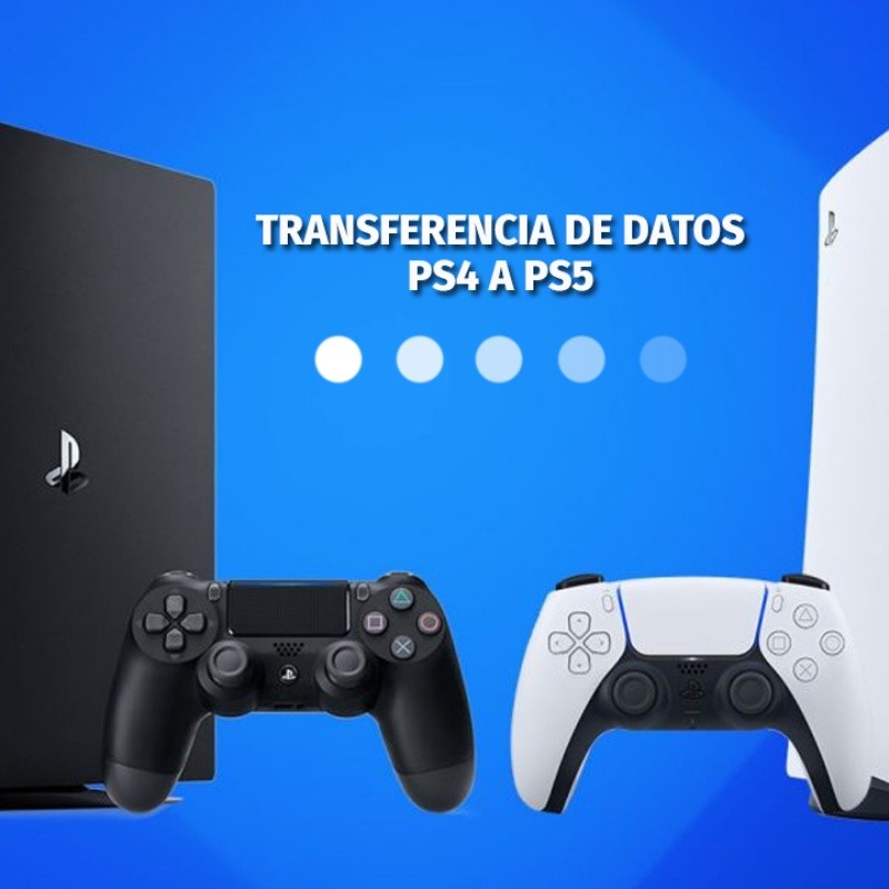 Cómo transferir juegos y datos de tu PS4 a PS5