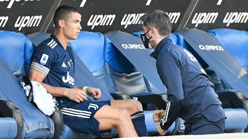 Tiemblan en Turín: Cristiano Ronaldo no pudo terminar el partido ante Lazio