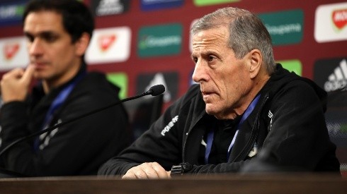 Óscar Washington Tabárez, director técnico de la Selección de Uruguay.