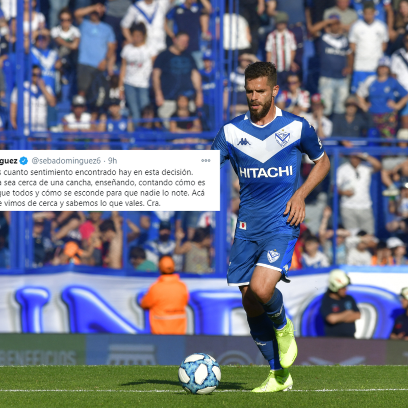 Sebastián Domínguez le mandó un emotivo mensaje a Gago en Twitter