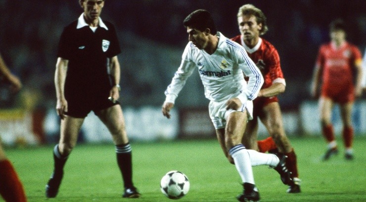 Juanito of Real Madrid during the UEFA Cup Final between Real Madrid and FC Koln. (Getty Images)