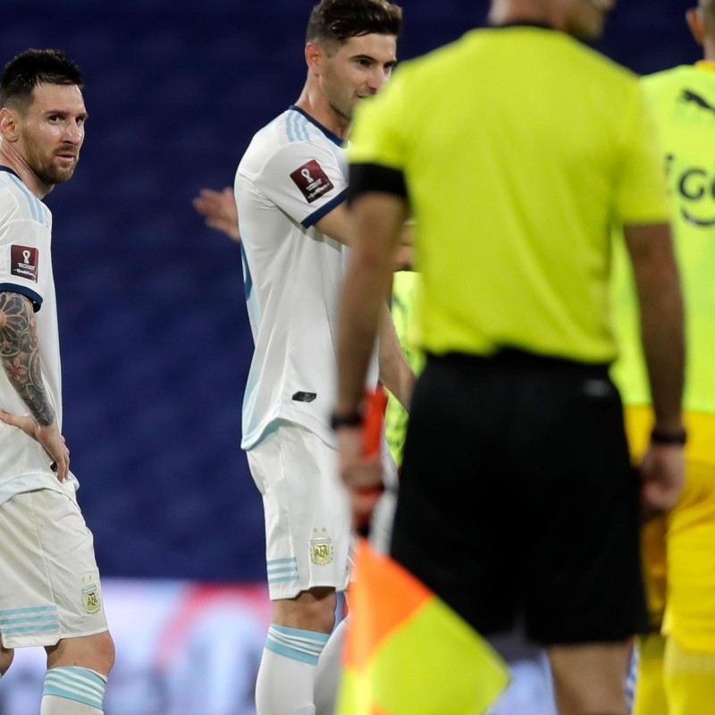 Lionel Messi al árbitro: "Ya nos cagaste dos veces"