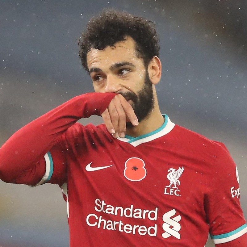 Malas noticias para el Liverpool: Salah dio positivo por coronavirus