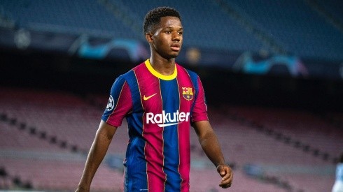 Ansu Fati é um dos principais jogadores do Barcelona — Foto: Getty Images