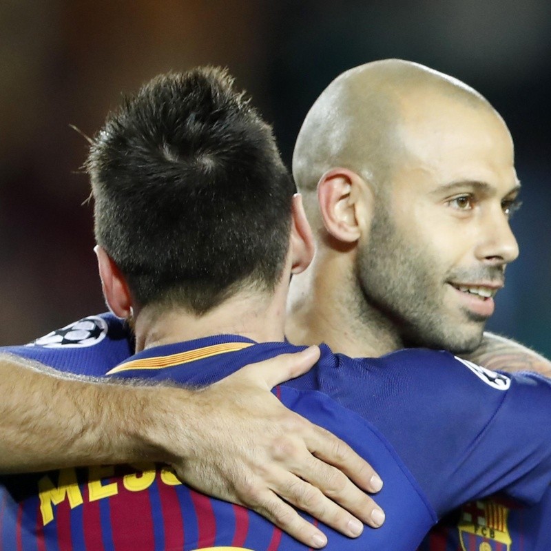 Mascherano a Messi: "Mientras sigas vos, todos vamos a ser felices"