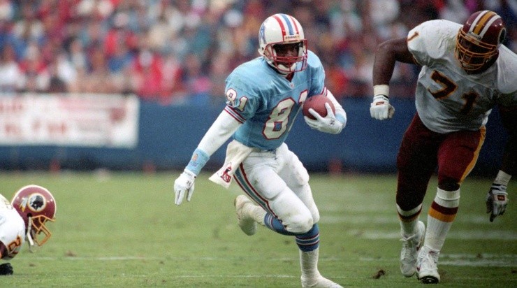 Ernest givens.  Houston oilers, Titans football, Nfl titans