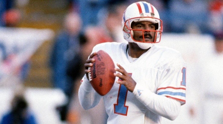 Eddie George, Warren Moon react to Titans' Oilers throwbacks