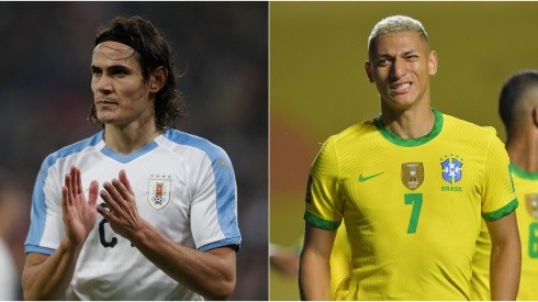 Uruguay vs. Brasil juegan por la fecha 4 de las Eliminatorias a Qatar 2022 este martes (Getty Images)