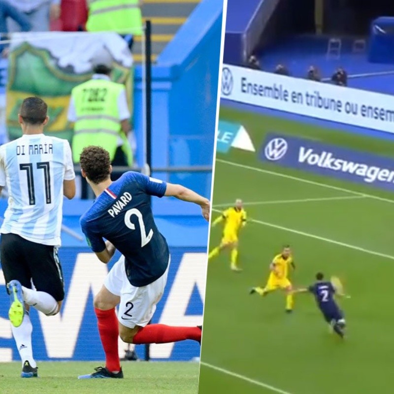 Pavard nos hizo acordar a Francia-Argentina en su último golazo