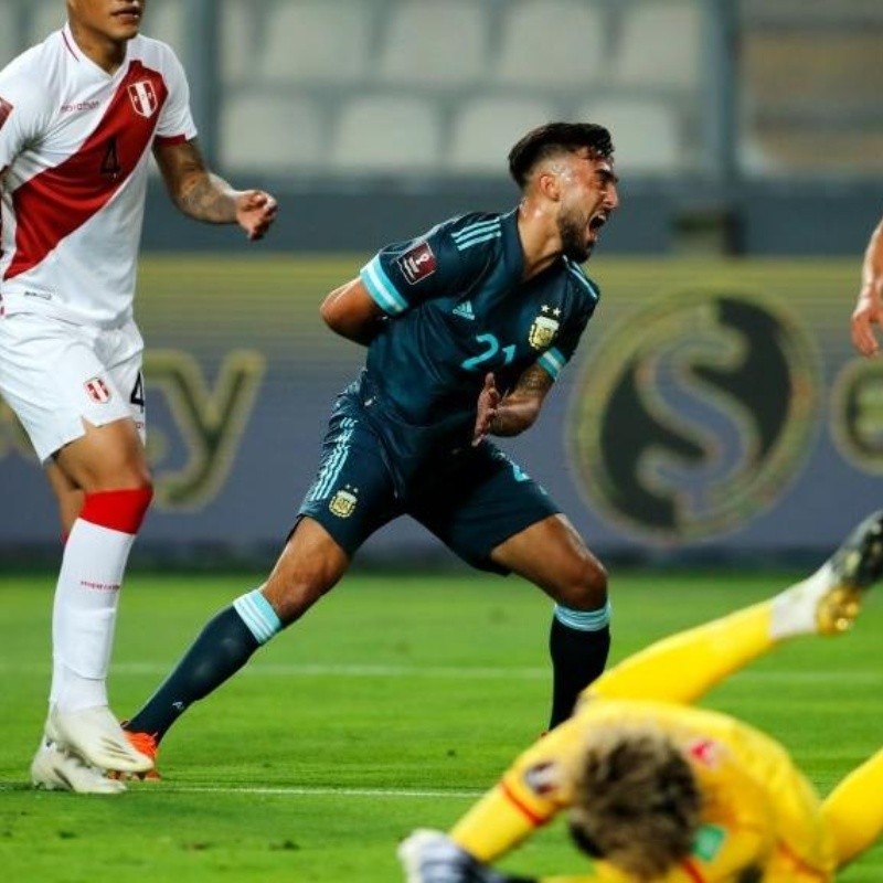 Nico González, el tapado de Argentina, volvió a marcar: hizo el 1-0 a Perú