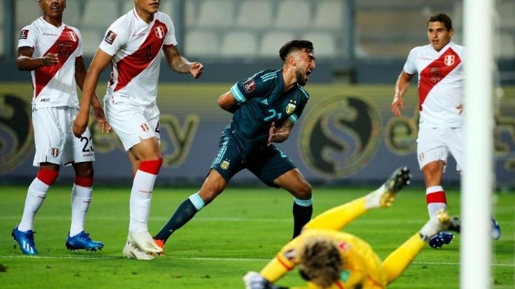 Nico González, el tapado de Argentina, volvió a marcar: hizo el 1-0 a Perú