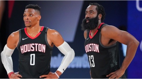 Harden and Westbrook demanded a trade. (Getty)