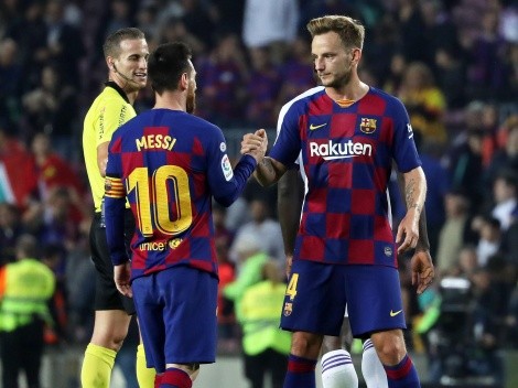 Rakitić, rendido a los pies de Messi: "Nunca sabrás lo mucho que significó para mí jugar a tu lado"