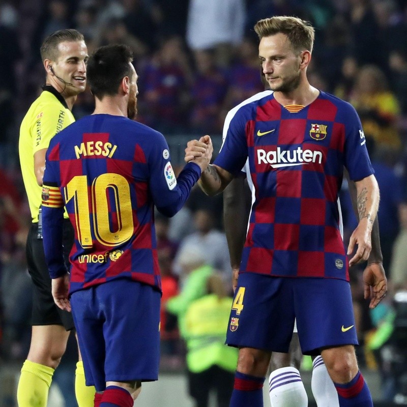 Rakitić, rendido a los pies de Messi: "Nunca sabrás lo mucho que significó para mí jugar a tu lado"