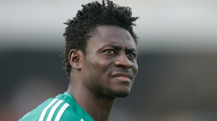 Obafemi Martins of Nigeria during the 2008 African Cup of Nations. (Getty)