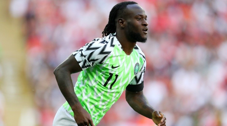 Victor Moses of Nigeria during the International Friendly match between England and Nigeria. (Getty)