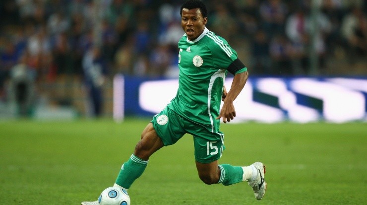 Ikechukwu Uche of Nigeria during the International Friendly match between France and Nigeria. (Getty)