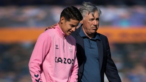 "Están decepcionados": Ancelotti habló cómo llegaron de ánimo James y Mina