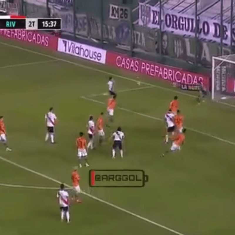 Para qué te traje, Lollo: el de Banfield habilitó y Nacho Fernández puso el 1-0