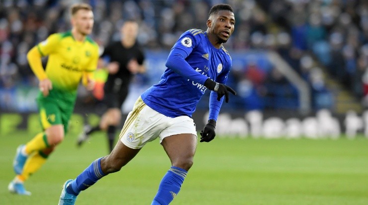 Kelechi Iheanacho of Leicester in action vs Norwich City. (Getty)