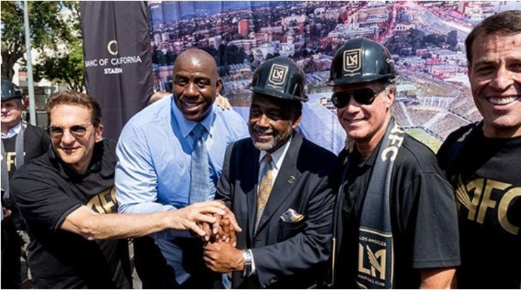 LAFC Ownership group. (Getty)
