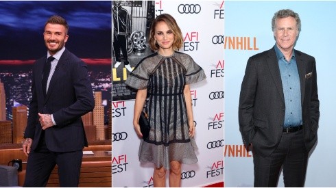 David Beckham, Natalie Portman, and Will Ferrell (Getty)