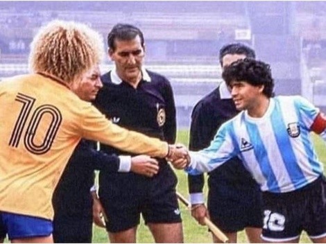 "Solo puedo dar gracias, ídolo" El mensaje del Pibe Valderrama a Maradona