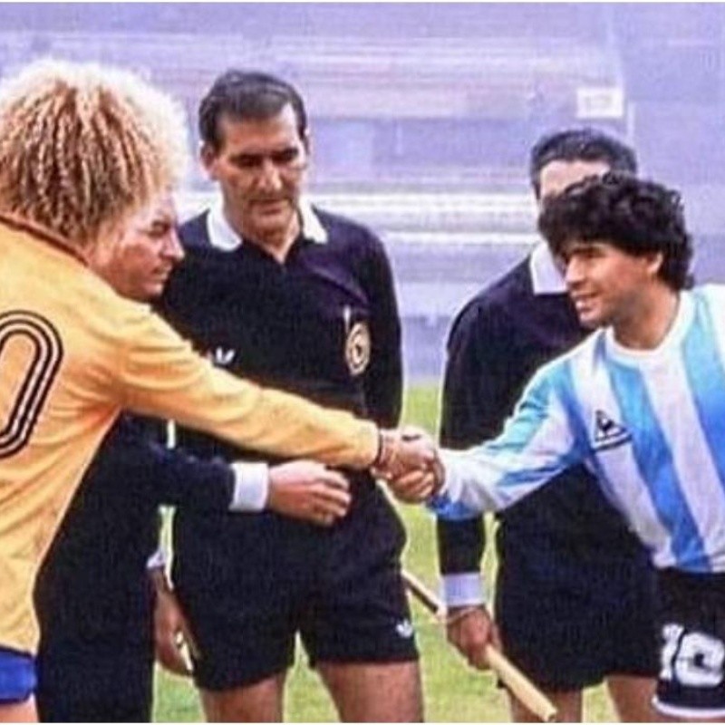 "Solo puedo dar gracias, ídolo" El mensaje del Pibe Valderrama a Maradona