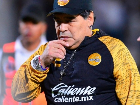 Tristeza: Dorados despidió a Diego Armando Maradona