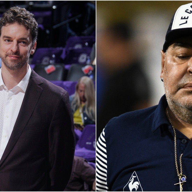 Pau Gasol reaccionó ante la muerte de Diego Maradona