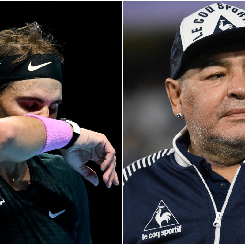 Rafa Nadal y su conmovedor mensaje tras el fallecimiento de Diego Maradona