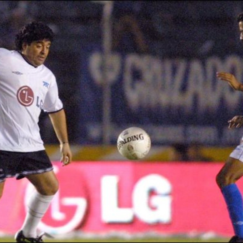 Diego Armando Maradona y un recuerdo inolvidable en el Estadio Azul