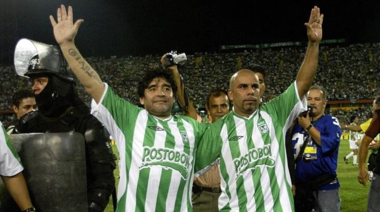 Maradona con la de Atlético Nacional
