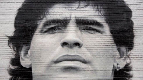 Mural de Diego Maradona en la ciudad de Napoles