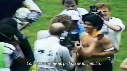 Nudo en la garganta: el video que la Selección Argentina subió para despedir a Maradona