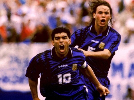 El último gol de Diego Maradona en los Mundiales... ¡En Estados Unidos!