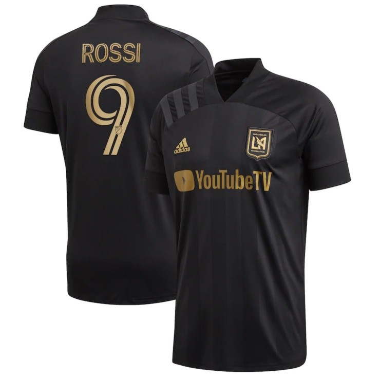 Camiseta de Diego Rossi de LAFC (mlsstore.com).