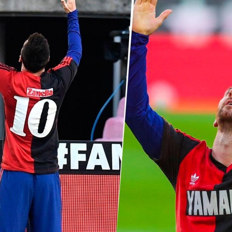 La cuenta oficial de Newell's se emocionó con el homenaje de Messi