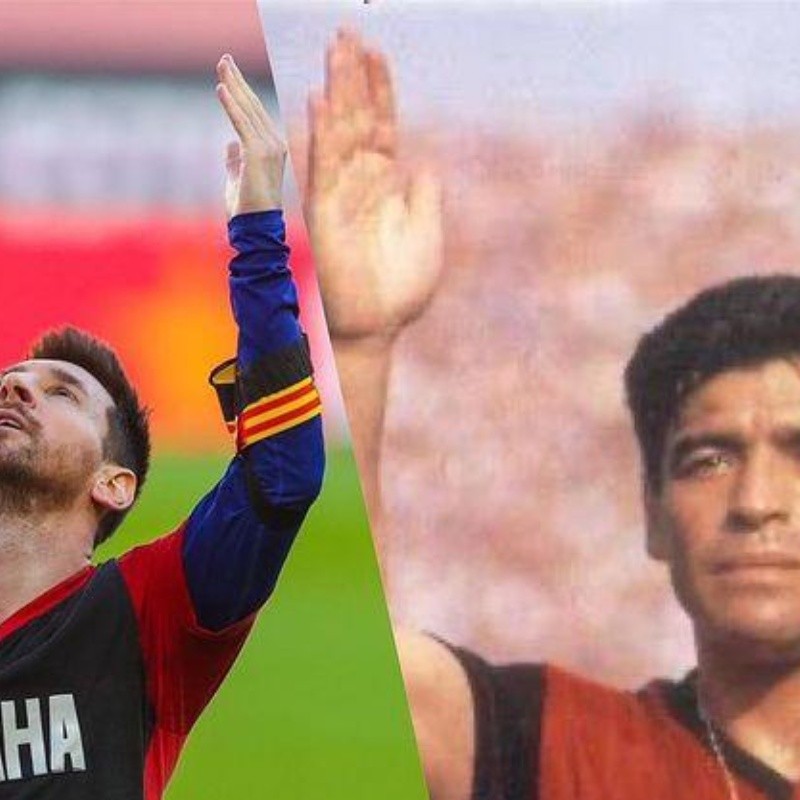 El posteo de Messi tras homenajear a Maradona: "Hasta siempre, Diego"