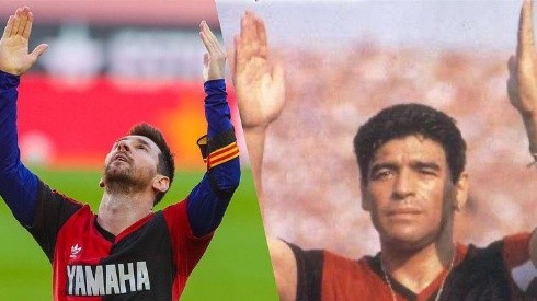 El posteo de Messi tras homenajear a Maradona: "Hasta siempre, Diego"
