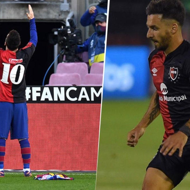 Scocco vio el homenaje de Messi a Maradona y reaccionó en Twitter