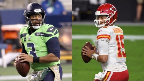 Russell Wilson y Patrick Mahomes