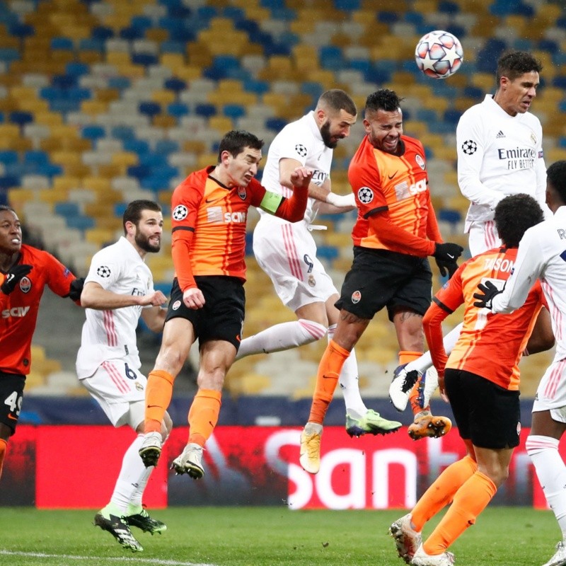 Se volvió viral: la imagen del primer gol del Shakhtar que dejó retratado al Real Madrid