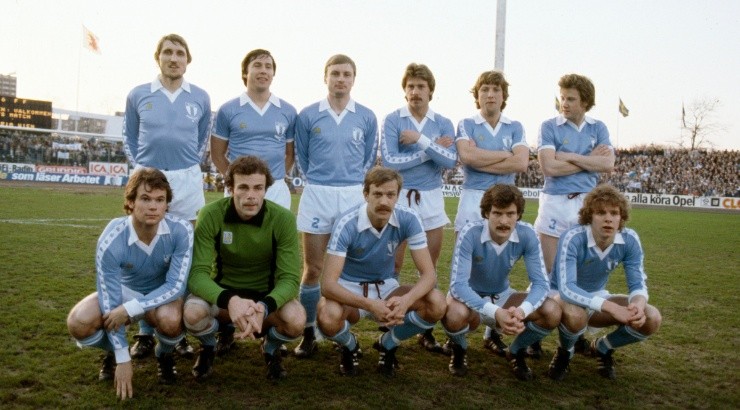 Malmo team who reached the European Cup Final in 1979 vs Nottingham Forest. (Getty Images)