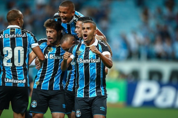 Grêmio com um pé nas quartas de final da Libertadores. (Foto: Getty Images)