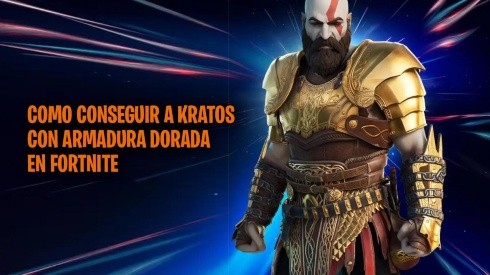 Como conseguir la skin de Kratos con Armadura Dorada en Fortnite