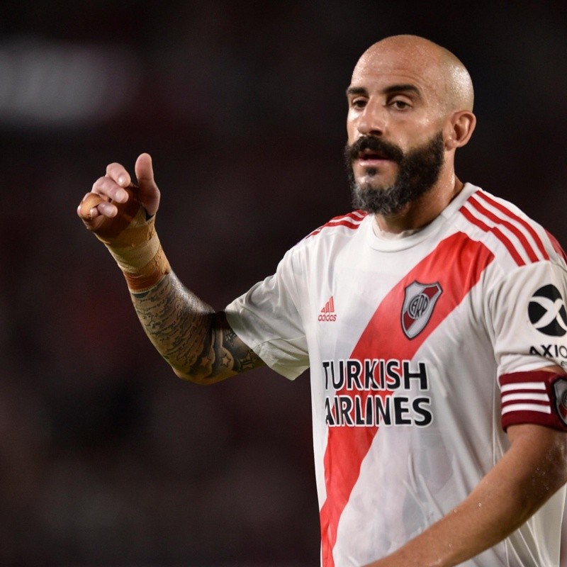 Nos partió el alma: el saludo de Pinola a su hijo después de ganar con River