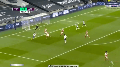 Tottenham hizo un contraataque perfecto y Kane le rompió el arco al Arsenal